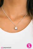 Paparazzi "Spark On! - White" necklace Paparazzi Jewelry