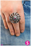 Paparazzi "Spin Doctor" Pink Ring Paparazzi Jewelry