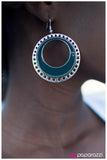 Paparazzi "Spinning With Style - Blue (Reflecting Pond)" earring Paparazzi Jewelry