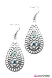 Paparazzi "Spin The Bottle - Blue" earring Paparazzi Jewelry