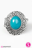 Paparazzi "SPIN There, Done That - Blue" ring Paparazzi Jewelry