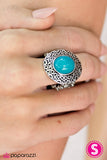 Paparazzi "SPIN There, Done That - Blue" ring Paparazzi Jewelry