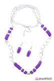 Paparazzi "Splash of Sophistication - Purple" necklace Paparazzi Jewelry