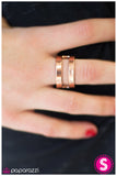 Paparazzi "Split Decision - Copper" ring Paparazzi Jewelry