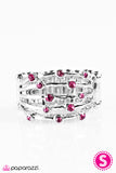 Paparazzi "Sporadic Sparkle" Pink Ring Paparazzi Jewelry