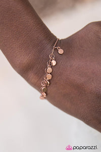 Paparazzi "Spotlight Shimmer - Copper" bracelet Paparazzi Jewelry
