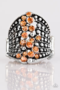 Paparazzi "Spotlight Sparkle" Orange Ring Paparazzi Jewelry