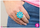 Paparazzi "Spring Fling - Blue" ring Paparazzi Jewelry