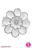 Paparazzi "Spring Fling - White" ring Paparazzi Jewelry
