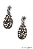 Paparazzi "Spring Glory" Brown Earrings Paparazzi Jewelry