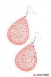 Paparazzi "Spring Rain - Orange" earring Paparazzi Jewelry