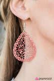 Paparazzi "Spring Rain - Orange" earring Paparazzi Jewelry
