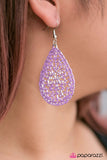 Paparazzi "Spring Rain - Purple" earring Paparazzi Jewelry