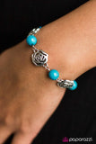 Paparazzi "Springtime Social" Blue Bracelet Paparazzi Jewelry