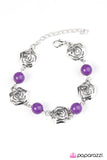 Paparazzi "Springtime Social" Purple Bracelet Paparazzi Jewelry