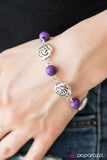 Paparazzi "Springtime Social" Purple Bracelet Paparazzi Jewelry