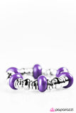 Paparazzi "Springtime Sunshine - Purple" bracelet Paparazzi Jewelry