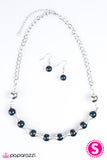 Paparazzi "Spring To Mind" Blue Necklace & Earring Set Paparazzi Jewelry