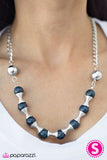 Paparazzi "Spring To Mind" Blue Necklace & Earring Set Paparazzi Jewelry