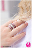 Paparazzi "Spritzer - Red" ring Paparazzi Jewelry