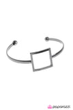 Paparazzi "Square One - Black" bracelet Paparazzi Jewelry