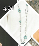 Paparazzi "Artisan Artifact" FASHION FIX Blue Necklace & Earring Set Paparazzi Jewelry