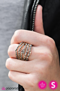 Paparazzi "Stack Attack" Gold Ring Paparazzi Jewelry