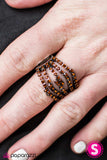 Paparazzi "Stack Attack" Brown Ring Paparazzi Jewelry