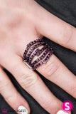 Paparazzi "Stack Attack" Purple Ring Paparazzi Jewelry