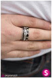 Paparazzi "Stairway To Heaven - Black" ring Paparazzi Jewelry