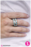 Paparazzi "Stairway To Heaven - Blue" ring Paparazzi Jewelry