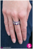 Paparazzi "Stairway To Heaven - Purple" ring Paparazzi Jewelry