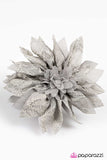 Paparazzi "Standing BLOOM Only" Silver Hair Clip Paparazzi Jewelry