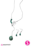 Paparazzi "Standing My Ground" Blue Necklace & Earring Set Paparazzi Jewelry