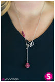 Paparazzi "Standing My Ground" Pink Necklace & Earring Set Paparazzi Jewelry