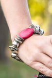 Paparazzi "Stand My Ground" Pink Bracelet Paparazzi Jewelry
