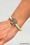 Paparazzi "Stand Tall - Green" bracelet Paparazzi Jewelry
