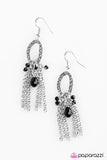 Paparazzi "Stark Raving MADAME!" Black Earrings Paparazzi Jewelry