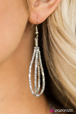 Paparazzi "Starlight Serenade" Silver Necklace & Earring Set Paparazzi Jewelry