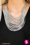 Paparazzi "Starlight Serenade" Silver Necklace & Earring Set Paparazzi Jewelry