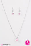 Paparazzi "Star Power" Pink Necklace & Earring Set Paparazzi Jewelry