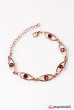 Paparazzi "Starry Eyed" Copper Bracelet Paparazzi Jewelry