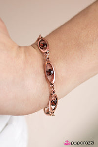 Paparazzi "Starry Eyed" Copper Bracelet Paparazzi Jewelry