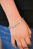 Paparazzi "Starry Eyed" White Bracelet Paparazzi Jewelry