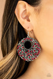 Paparazzi "Starry Showcase" Red Earrings Paparazzi Jewelry