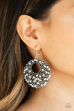 Paparazzi VINTAGE VAULT "Starry Showcase" White Earrings Paparazzi Jewelry