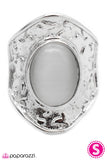 Paparazzi "Statement of a Generation" White Ring Paparazzi Jewelry