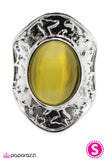 Paparazzi "Statement of a Generation" Yellow Ring Paparazzi Jewelry