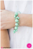 Paparazzi "Stay Cool" Green Bracelet Paparazzi Jewelry