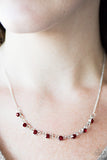Paparazzi "Stay Sparkly - Red" necklace Paparazzi Jewelry